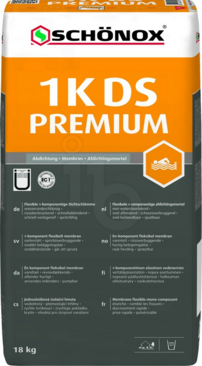 SCHÖNOX 1K DS PREMIUM Schonox 1K-DS PREMIUM afdichtingsmortel zak 18 kg