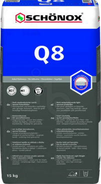 SCHÖNOX Q8 Schonox Q8 Speciale, stofarme light poederlijm zak 15 kg