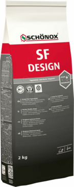 SCHÖNOX SF DESIGN Schonox SF Design flexibele voegmortel zilvergrijs zak 2 kg