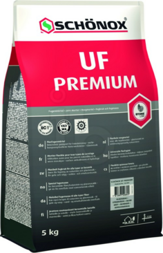 Schönox Schonox UF-premium flexibele universeel-voegmortel donkergrijs zak 5 kg