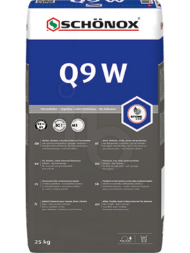 SCHÖNOX Q9 W Schonox Q9 W witte snel afbindende flexibele universeel-poederlijm zak 5 kg