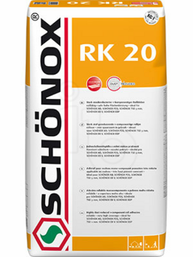 Schönox Schonox RK 20 Sterk stofgereduceerde 1-componentige rolbare lijm zak 15 kg