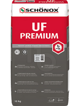 SCHÖNOX UF PREMIUM Schonox UF-premium flexibele universeel-voegmortel bruin zak 5 kg