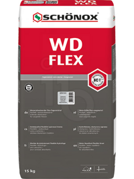 SCHÖNOX WD FLEX Schonox WD Flex waterafwerende flexibele cementvoegmortel manhattan zak 5 kg